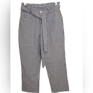 Sincerely Jules Black and White Chinos with Classic Check Pattern